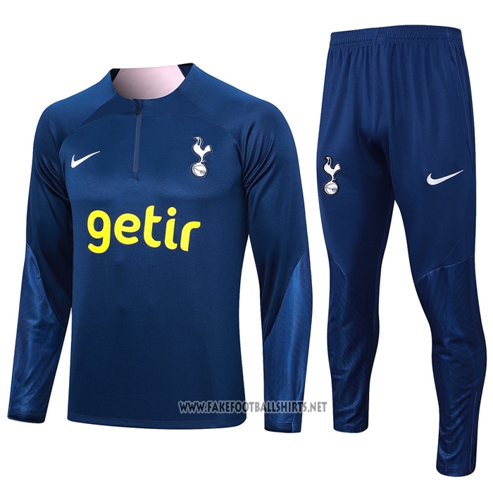 Sweatshirt Tracksuit Tottenham Hotspur Kid 2023-2024 Blue